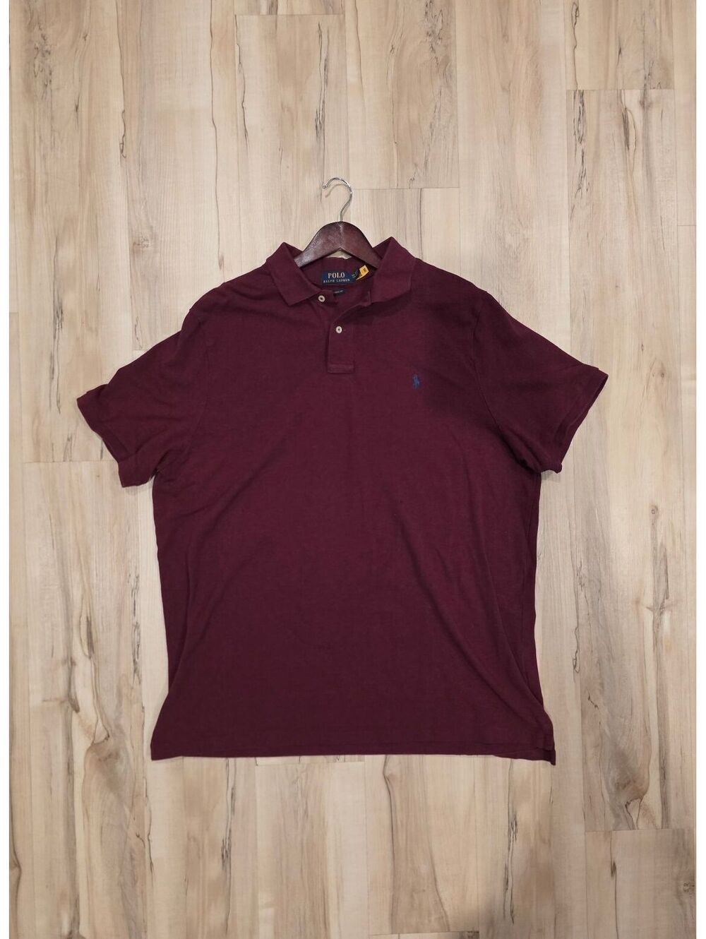 Polo Ralph Lauren Classic Fit Burgundy Polo Shirt XXL